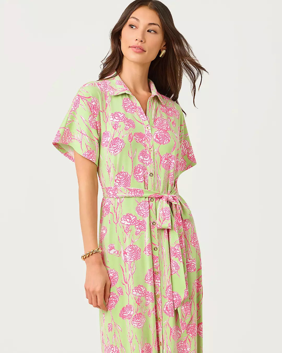 UPF 50+ Mckennon Maxi Shirtdress
