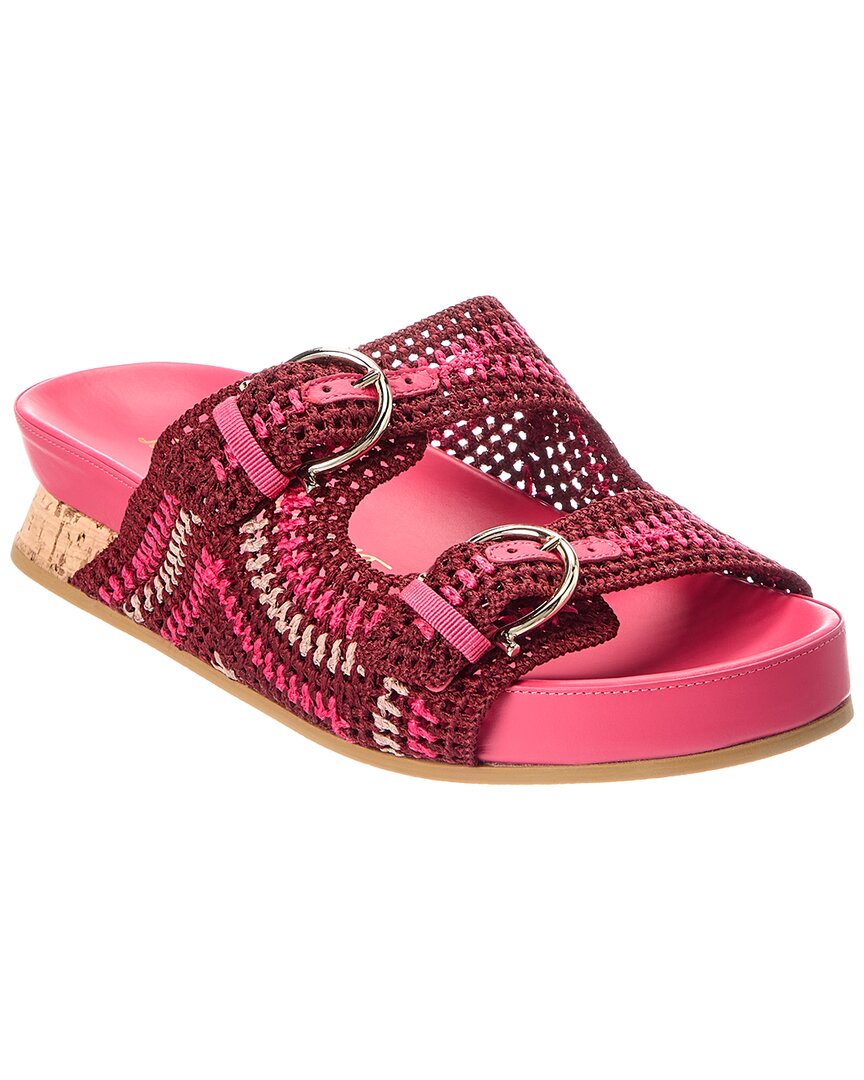 Ferragamo Shaula Leather Flat Sandal