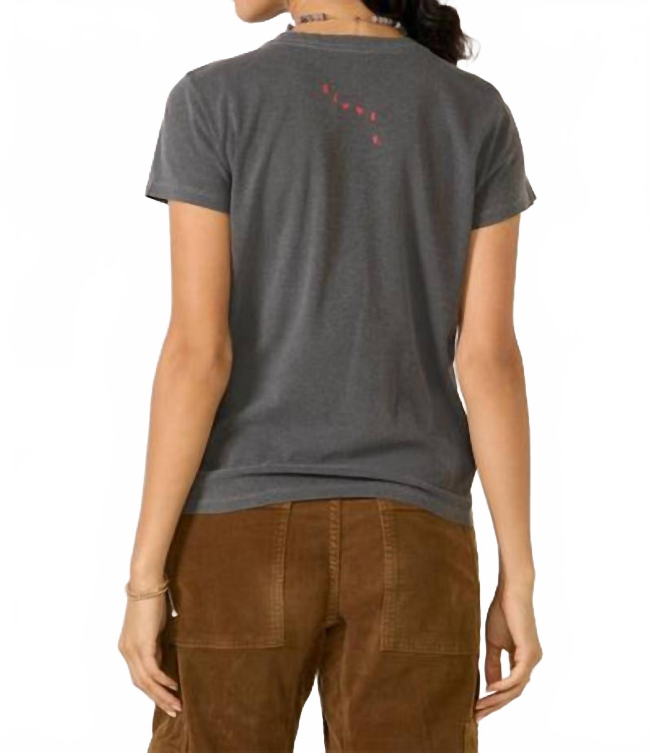 Classic Tee In Faded Black