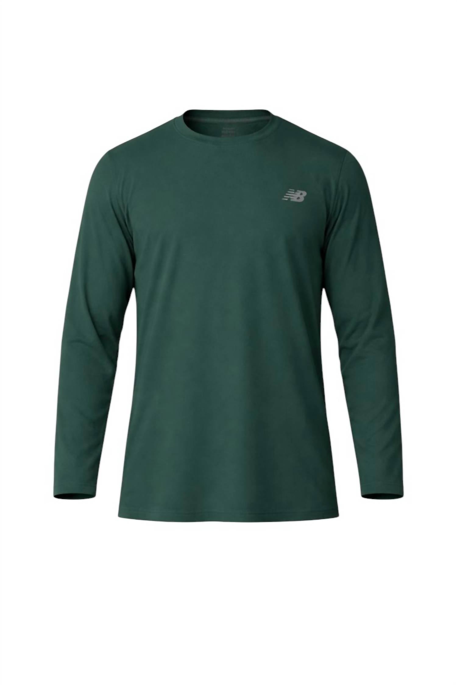 Men's Lightweight Long Sleeve Top In New Spruce