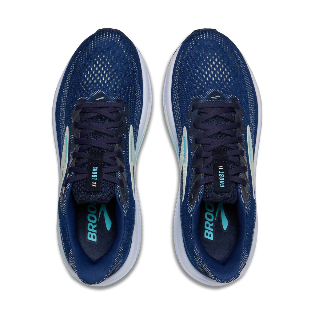Women's Ghost 17 Running Shoes In Navy/green/turquoise