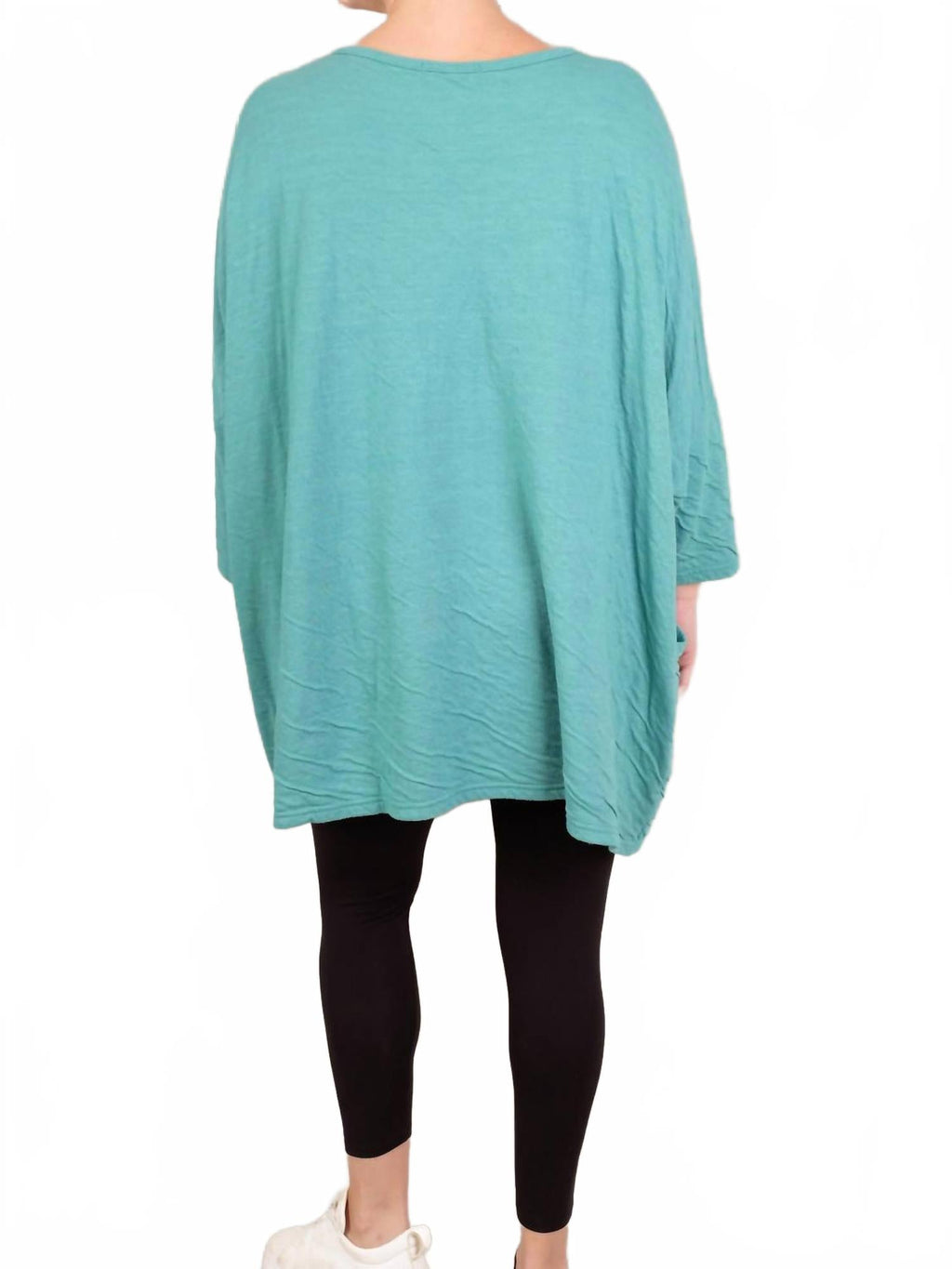 Long Sleeve Crew Pullover In Riviera