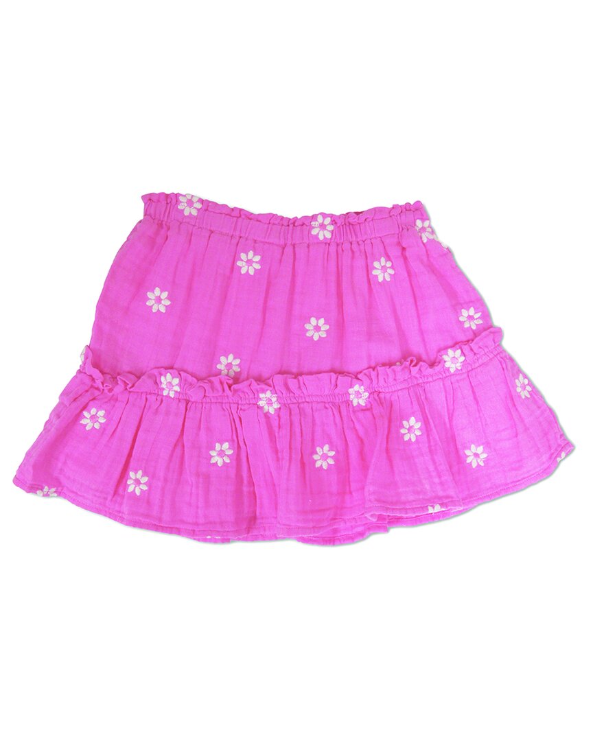 Shade Critters Embroidered Gauze Ruffle Skirt