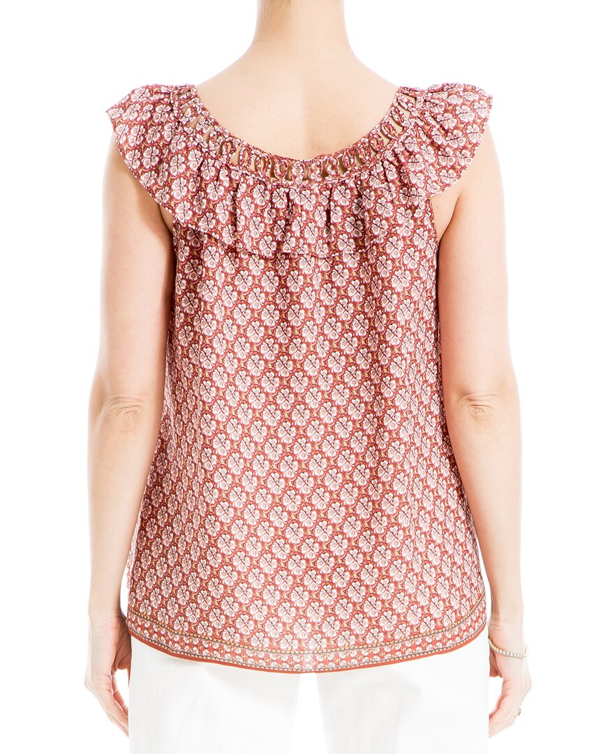Max Studio Flutter Sleeve Top