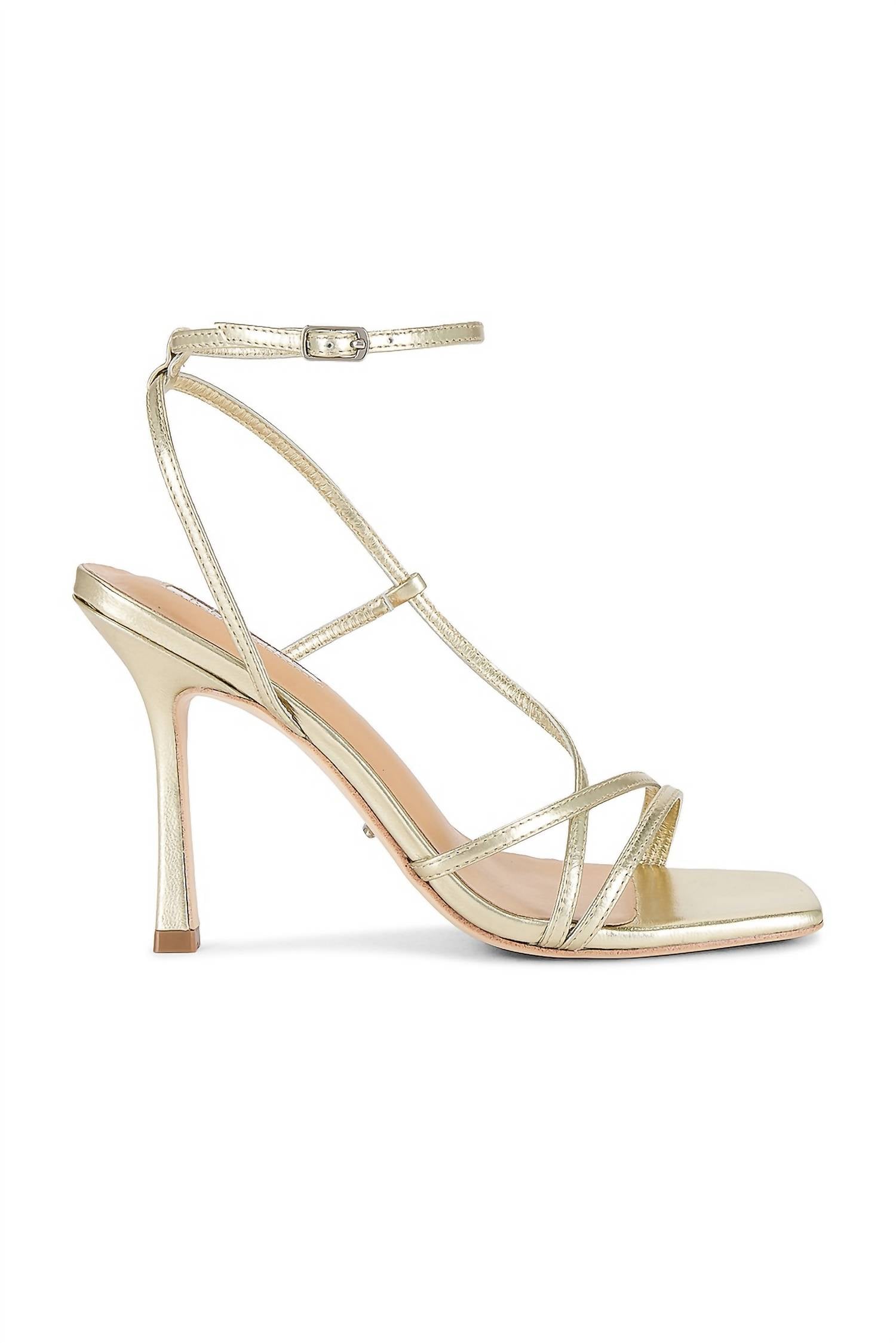 Women's Franci Sandal In Gold Nappa Metallic