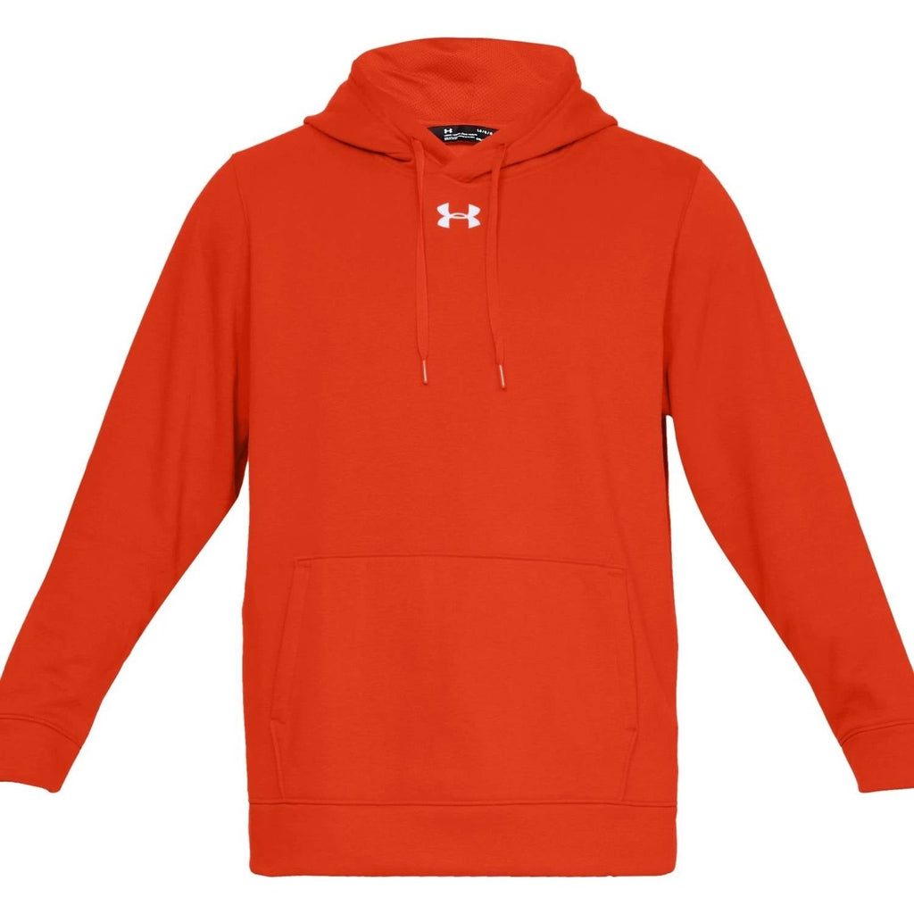 Men's Hustle Fleece Hoody In Dark Orange