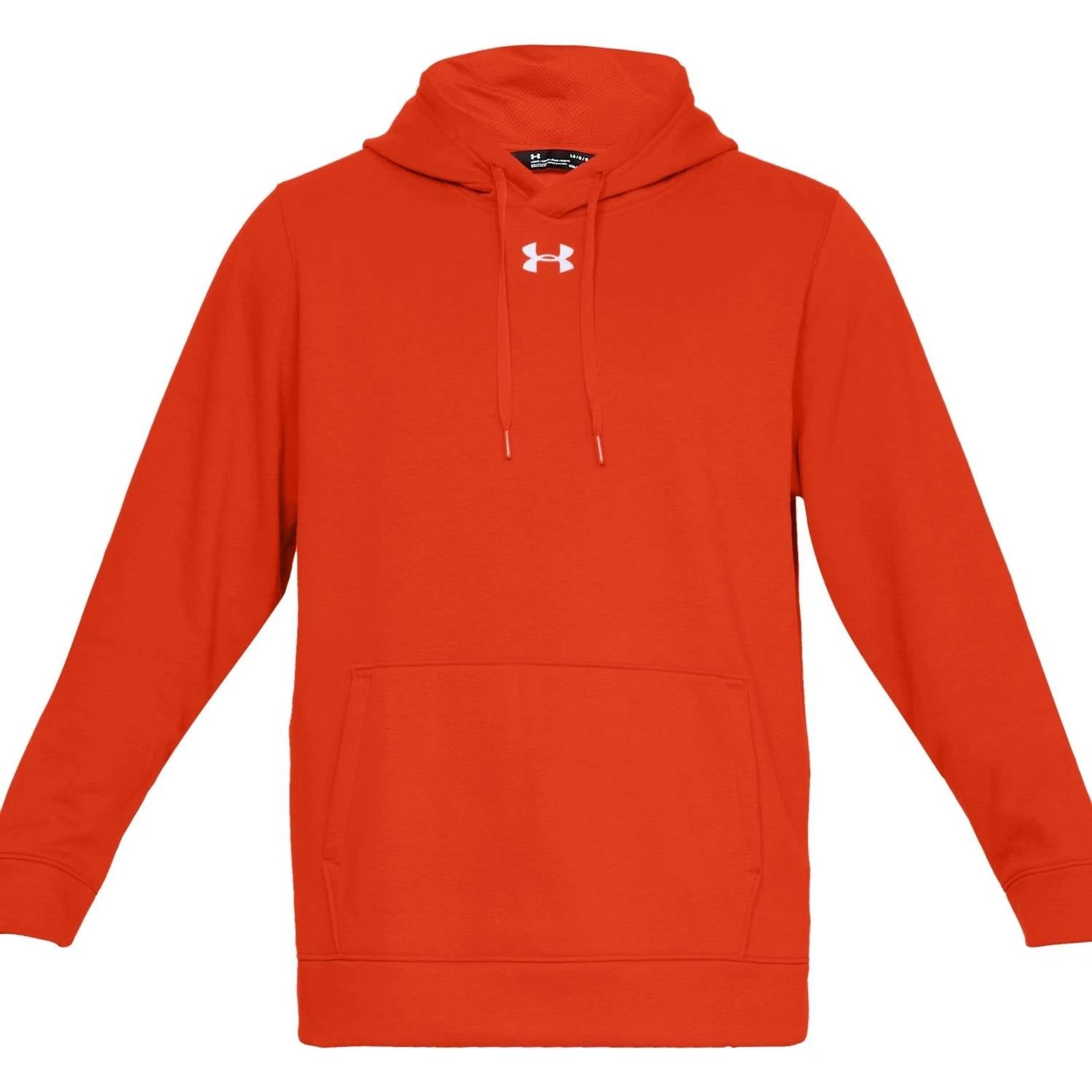 Men's Hustle Fleece Hoody In Dark Orange