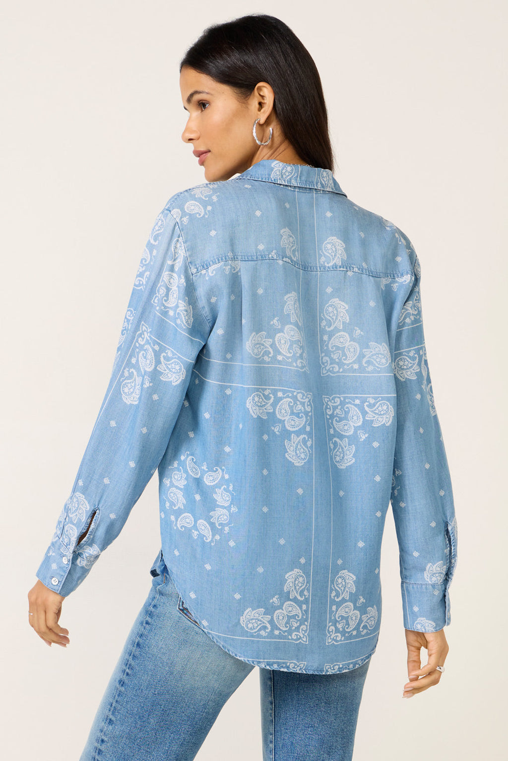 Women's Bandana Print Shirt