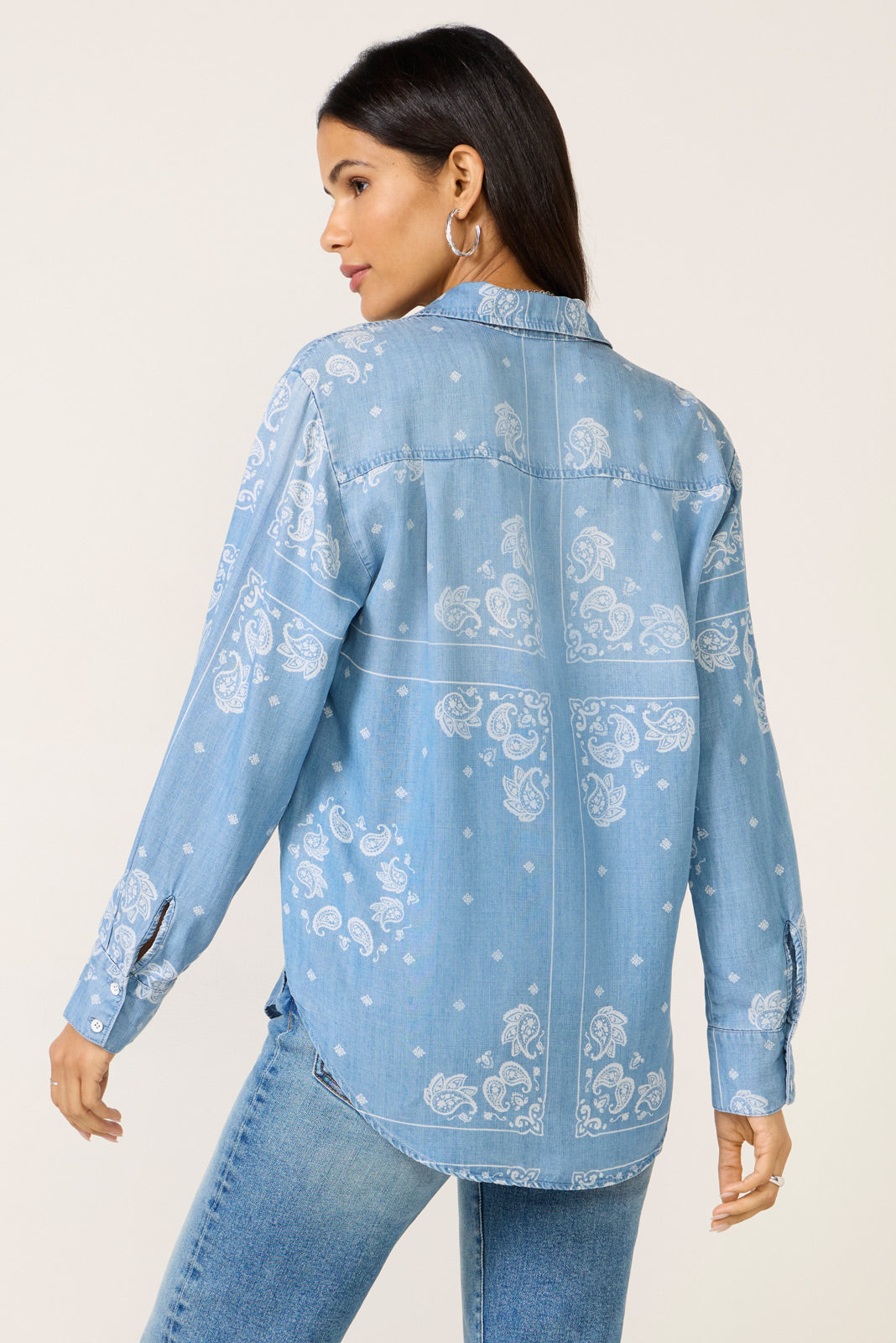 Women's Bandana Print Shirt
