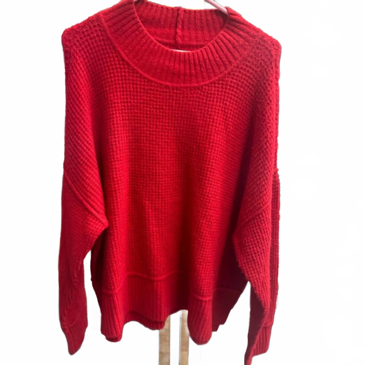 Knit Sweater In Red
