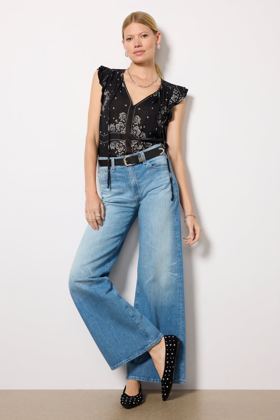Women's Saige Wide Leg Jean 31'