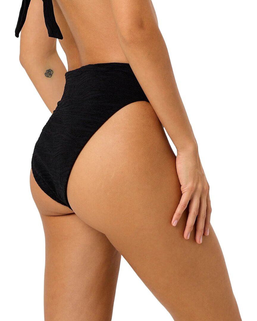 La Porte Monica High-Waisted Cheeky Bikini Bottom