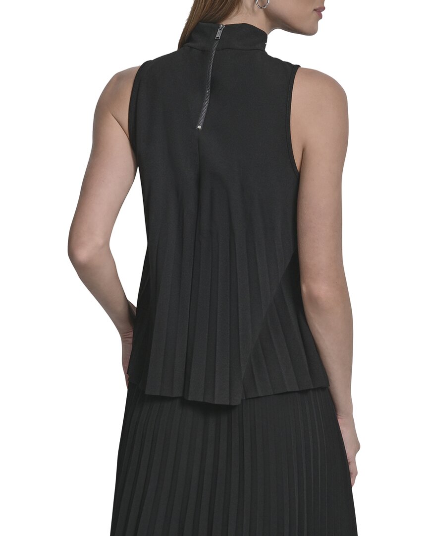 DKNY Scuba Crepe Stud Top