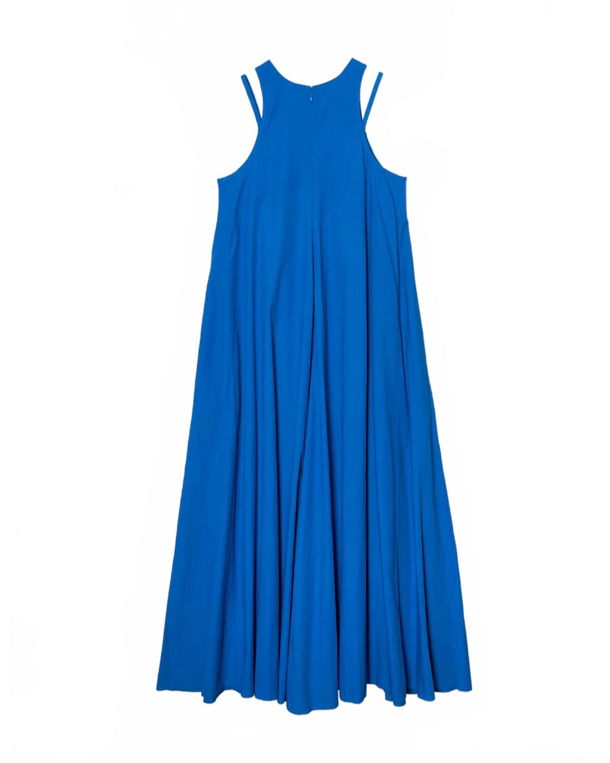 Double Strap Dress In Cerulean