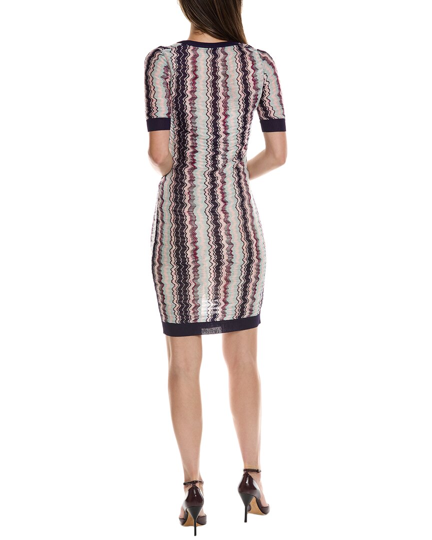 M Missoni Silk-Lined Mini Dress