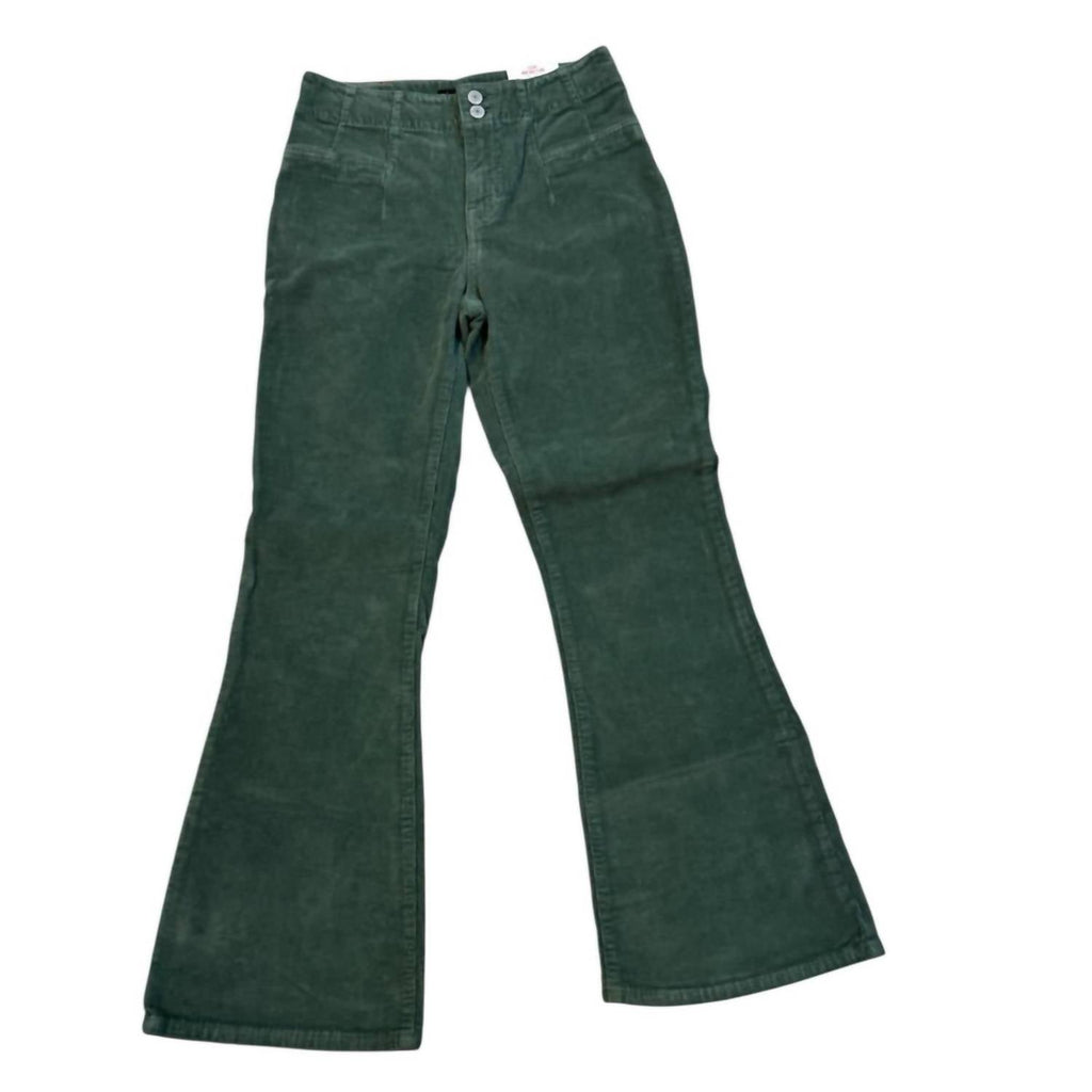 Women's Fairytale Corduroy Flare Pants In Green