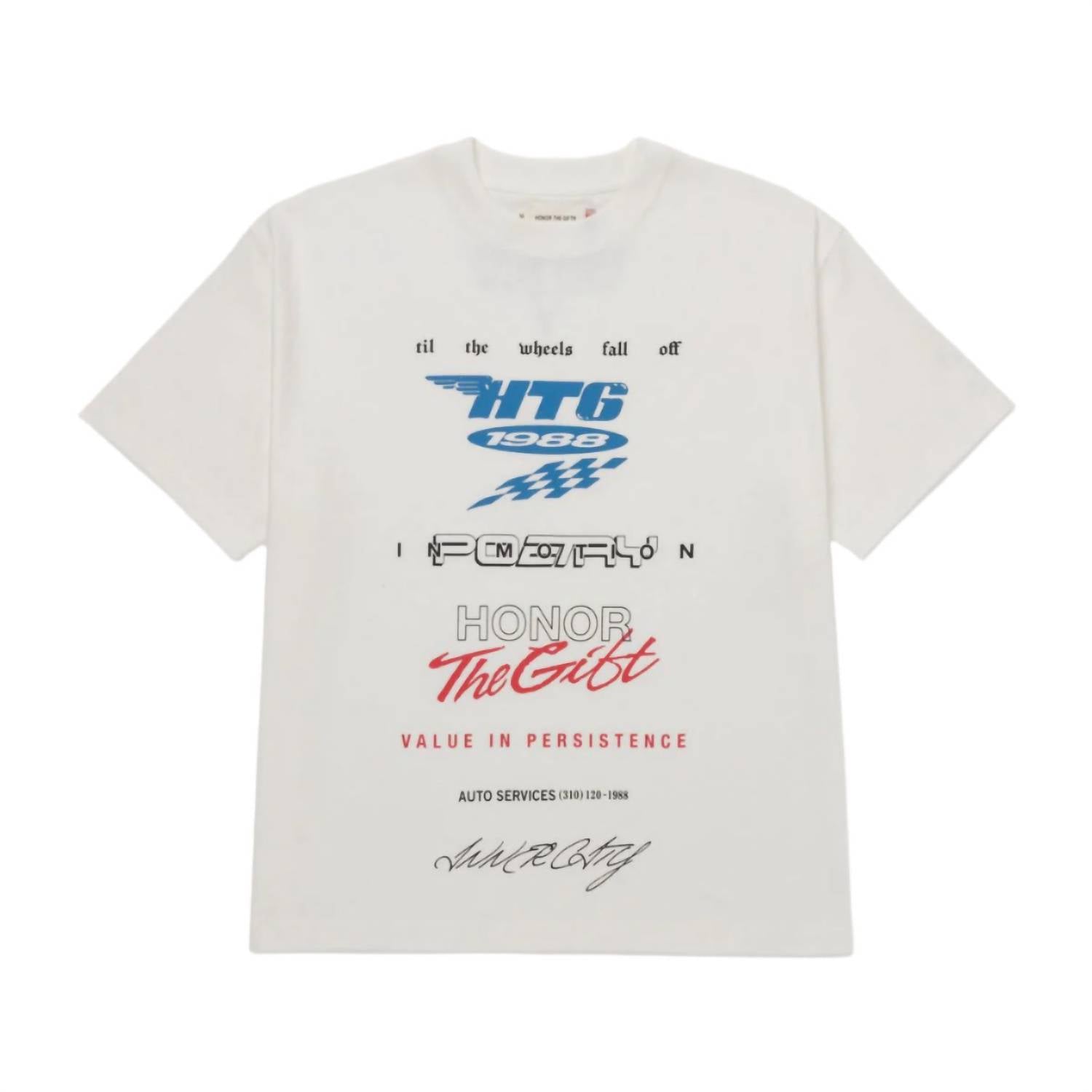 Men's Persistance Race Tee In White