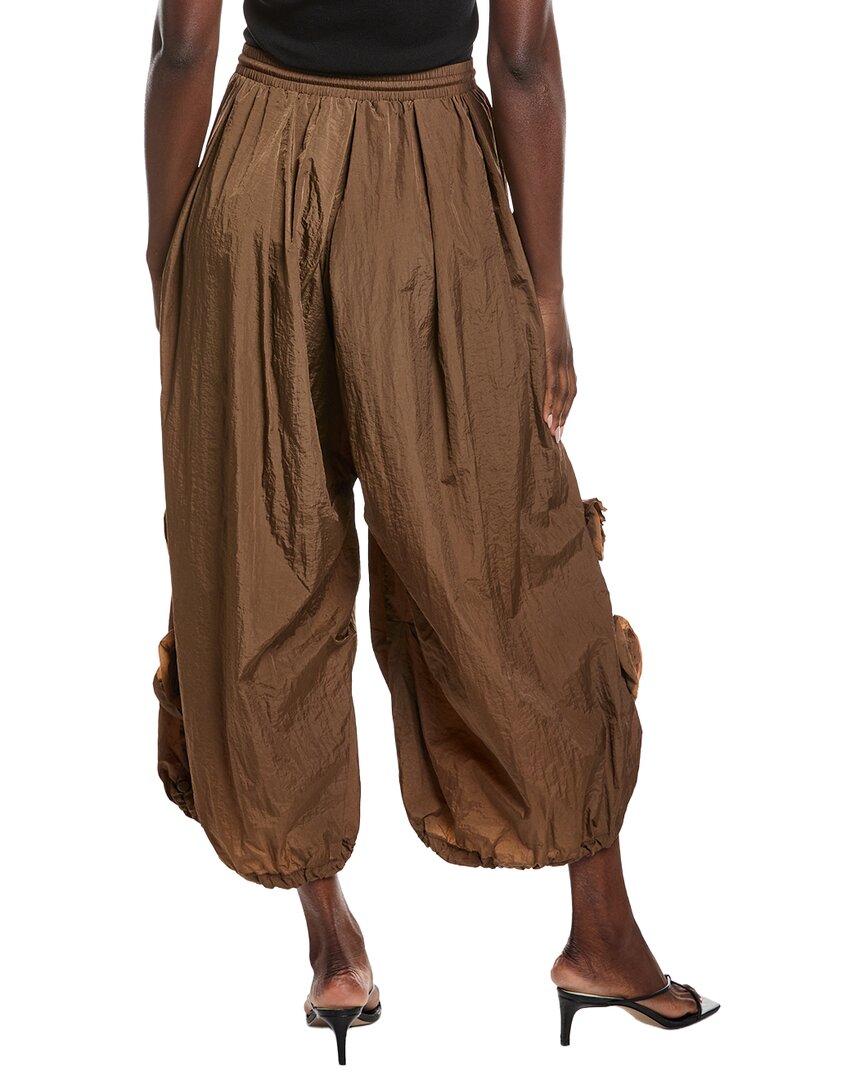 Gracia Flower Applique Parachute Pant