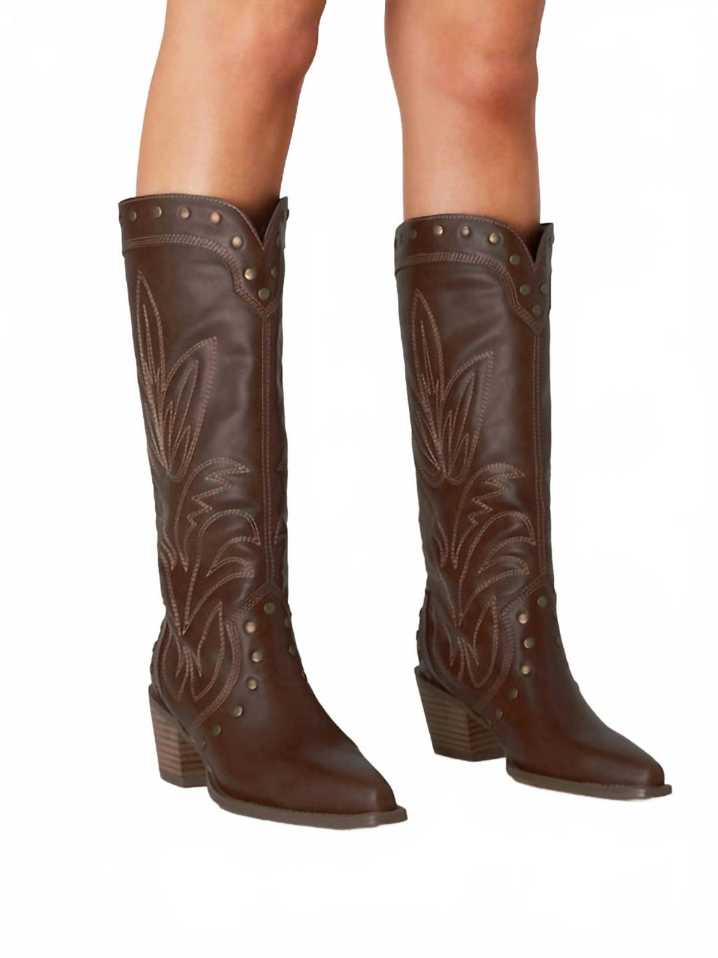 Women's Damica Western Boot In Brown