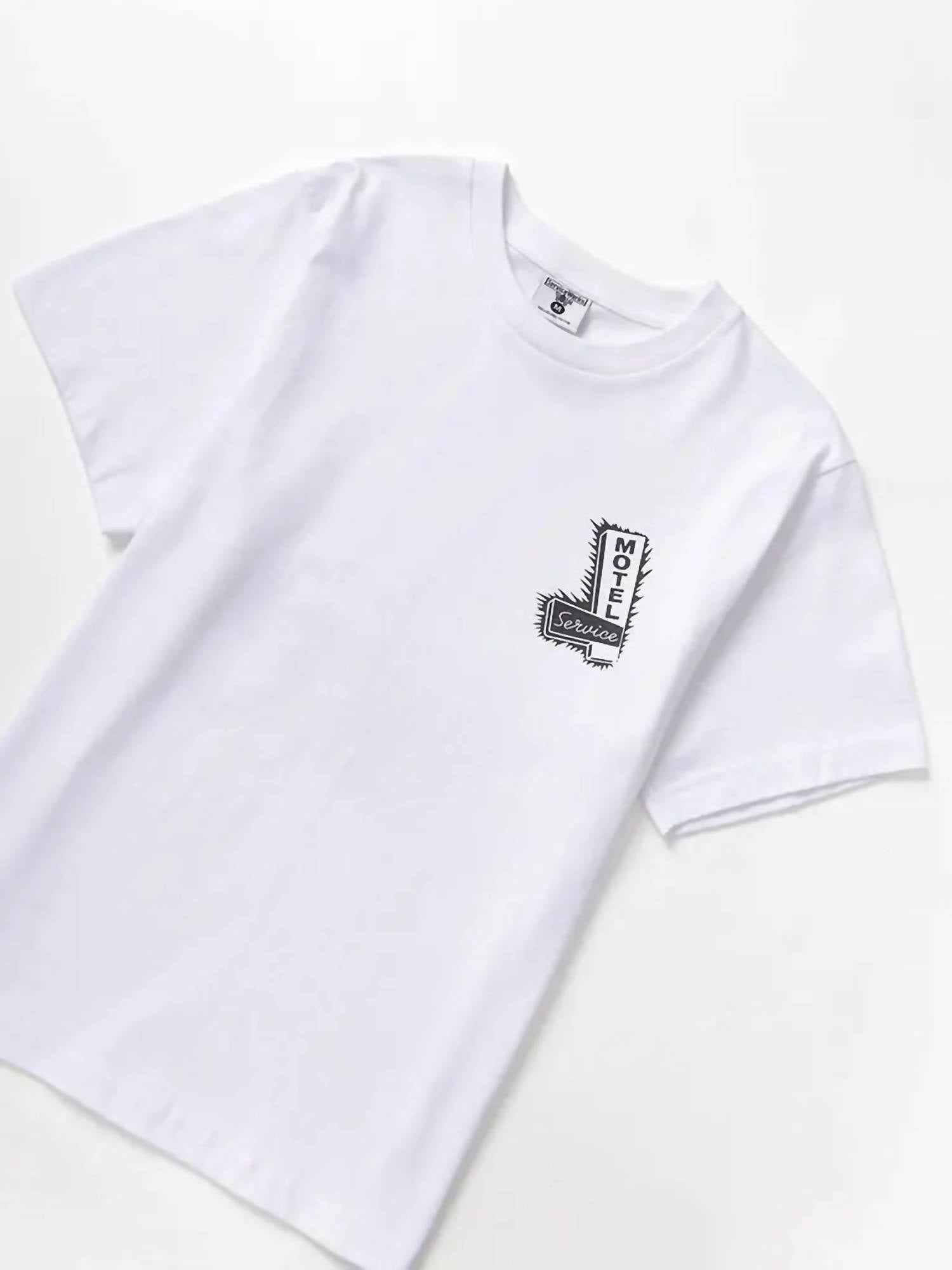 Unisex Motel Tee In White