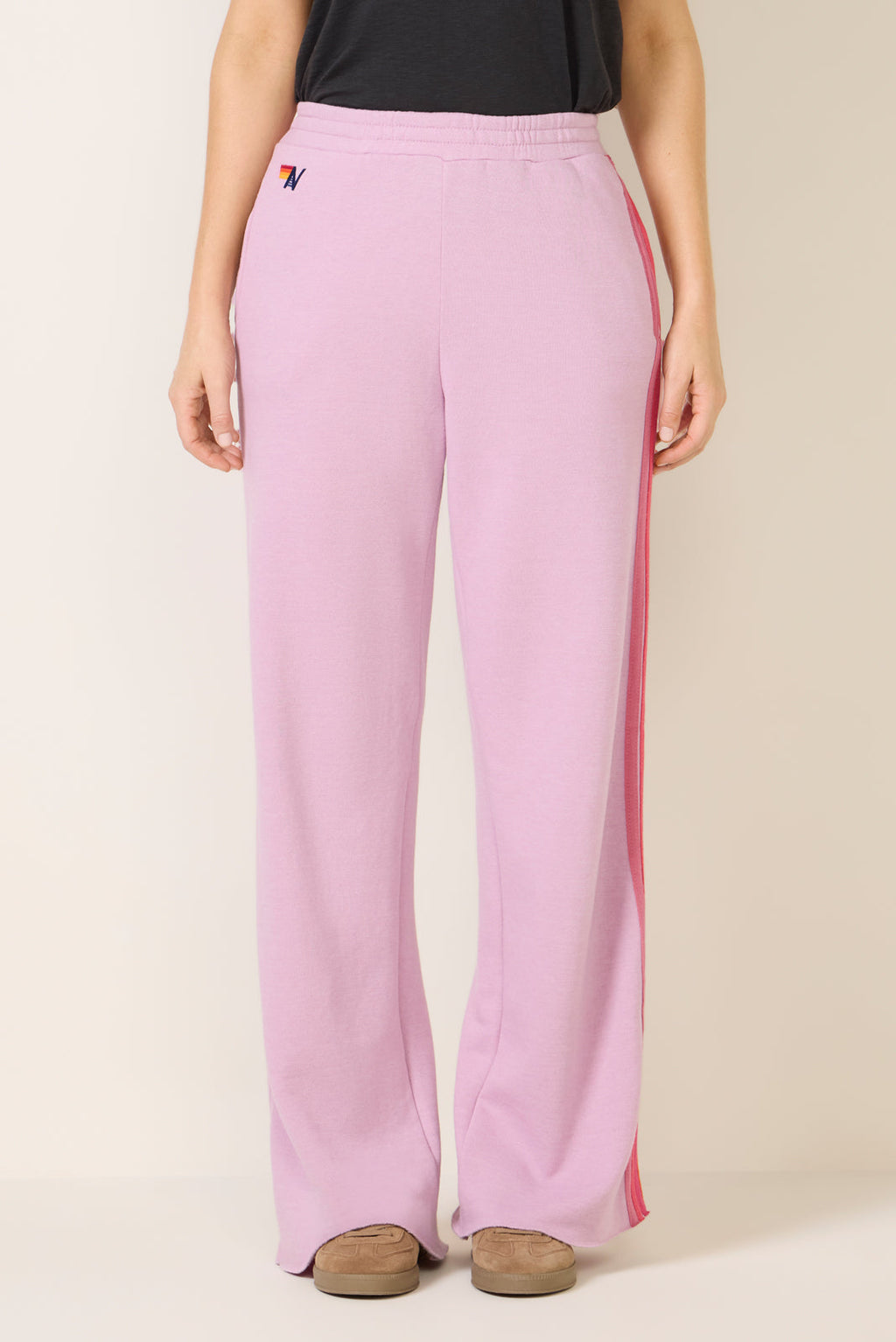 Women's 5 Stripe Wide Leg SweatPants