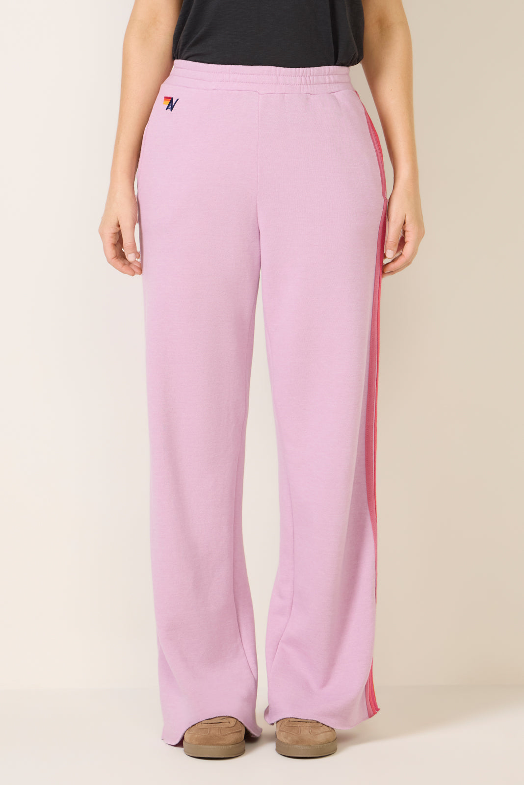 Women's 5 Stripe Wide Leg SweatPants