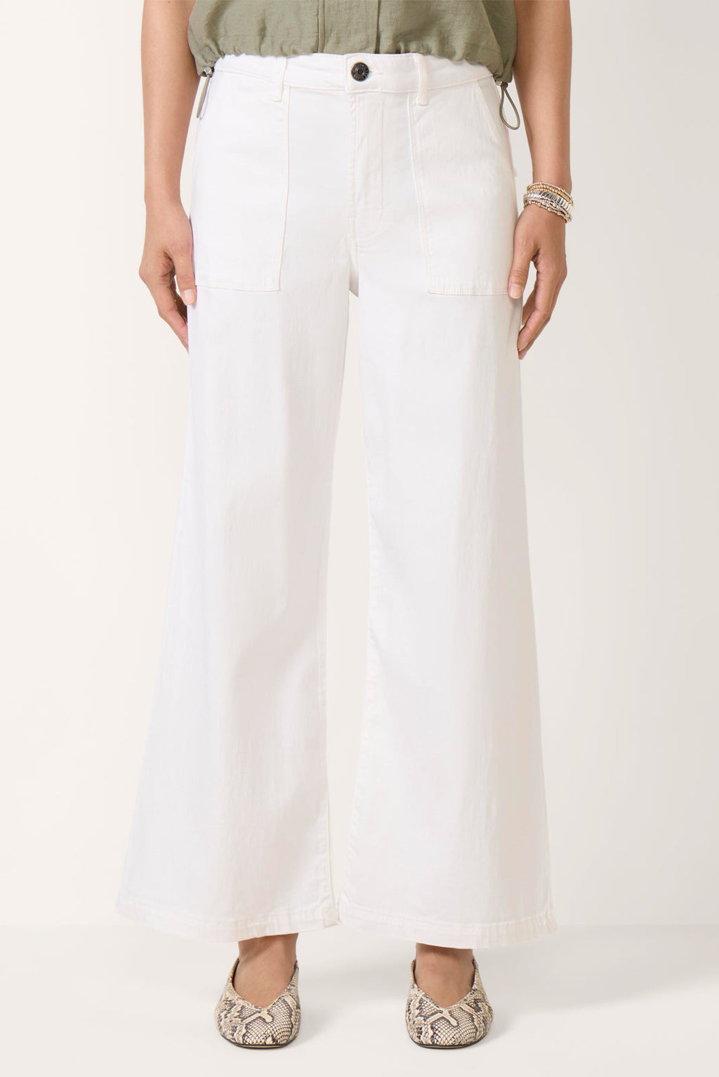 Women's Meg Wide Leg W Porckchop Pocket Pants