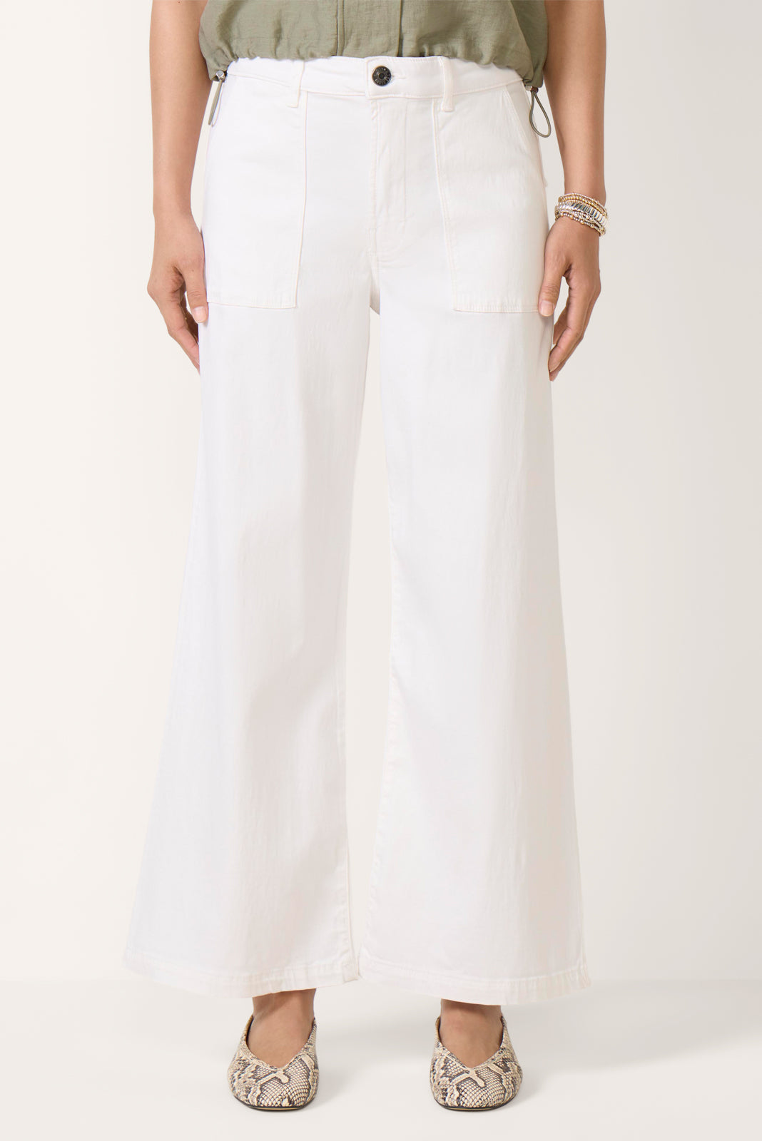 Women's Meg Wide Leg W Porckchop Pocket Pants