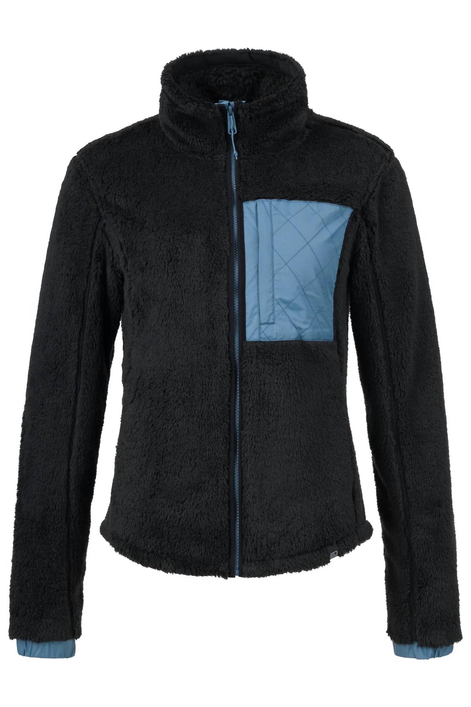 Felice Full Zip Jacket In Black/ocean