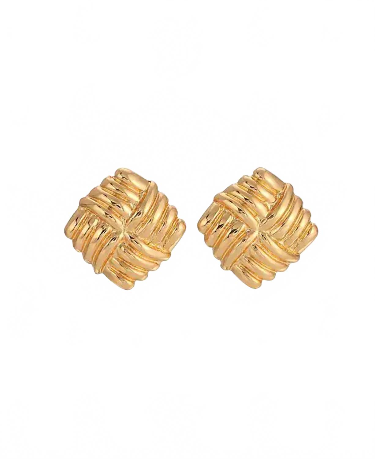 Women's Wind Earrings In Gold