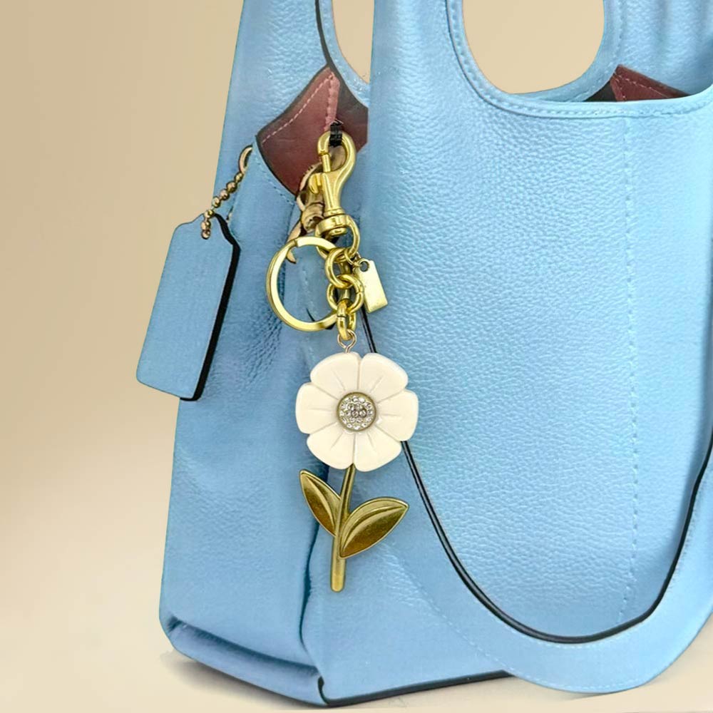 Floral Keychain Bag Charm