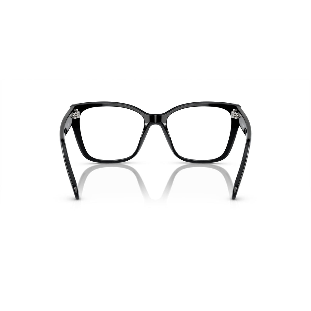 0Sk2008 Oversized Square Frame Eyeglasses with Crystal Embellishments