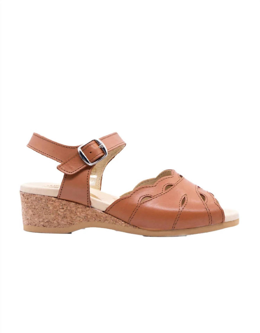 Women's Ariel Cork Wedge Sandals In Tan