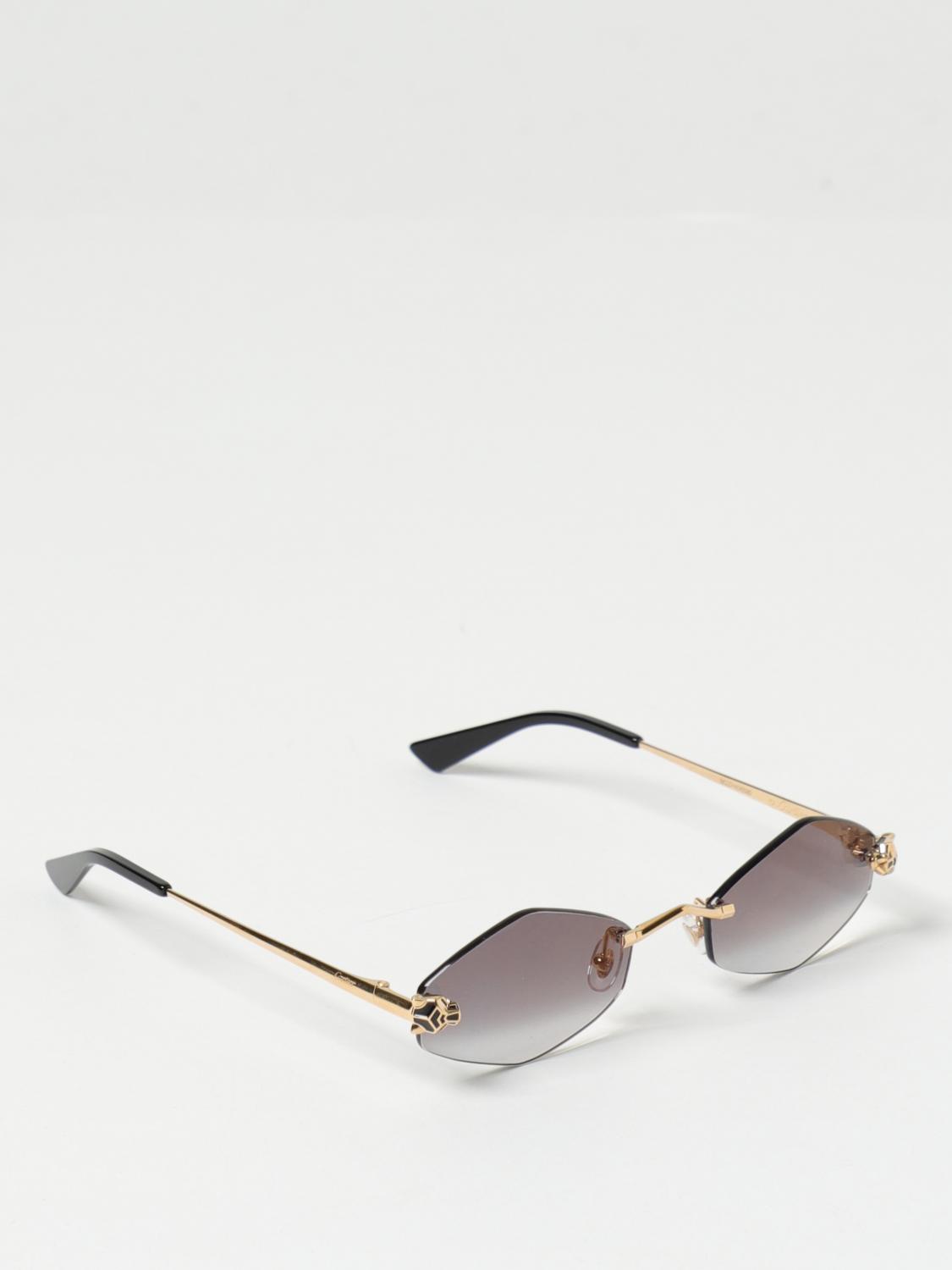 Cartier Sunglasses Woman Gold