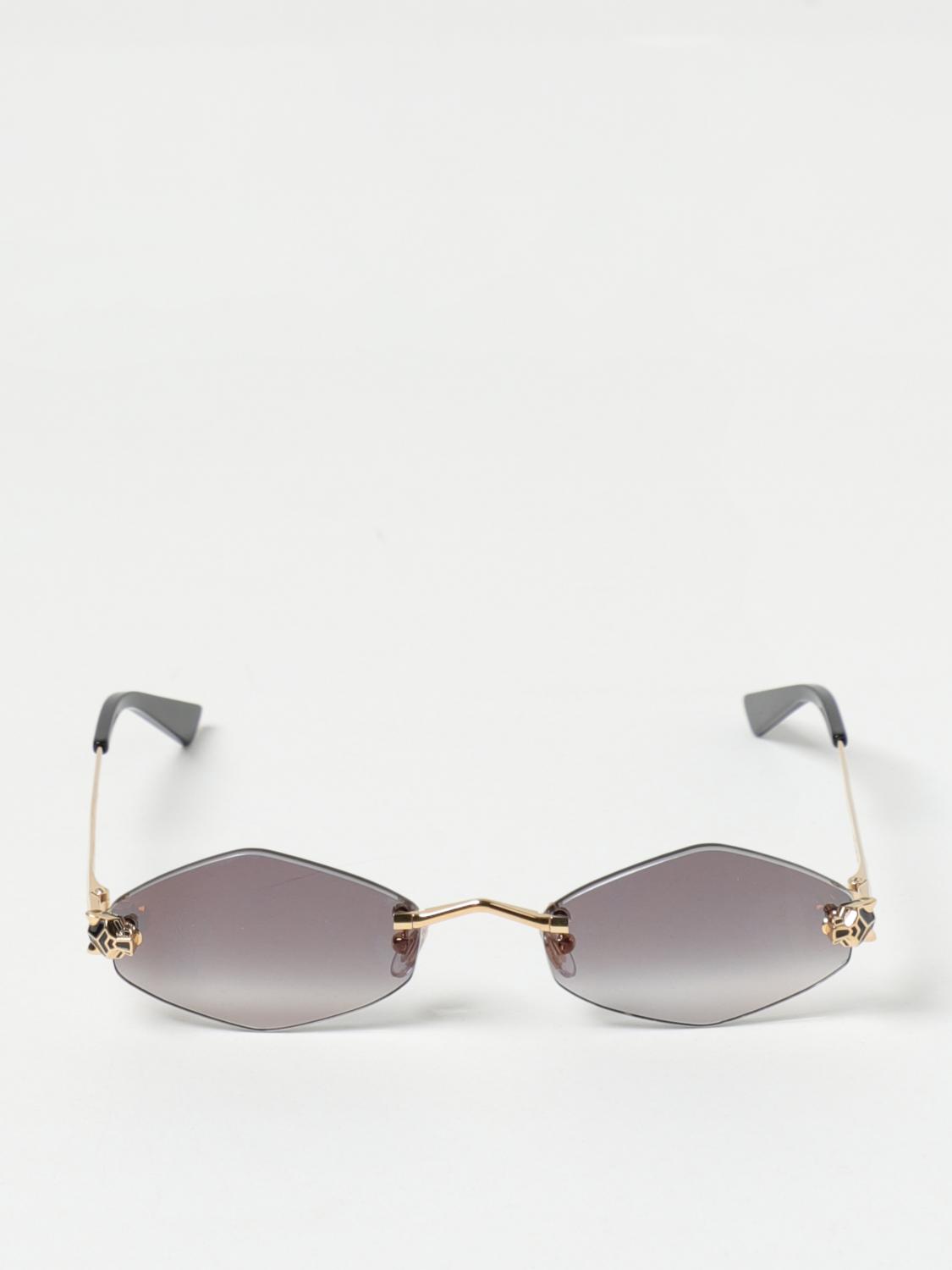 Cartier Sunglasses Woman Gold