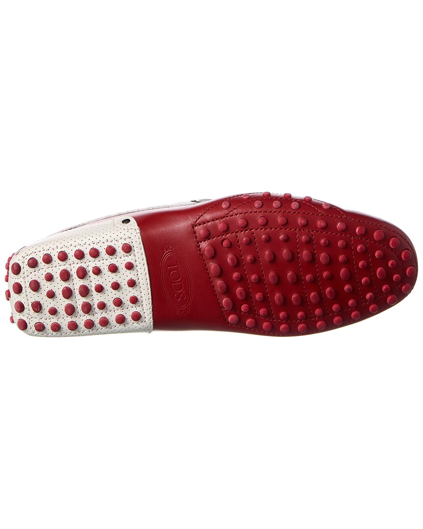 TOD’s x Ferrari Gommino Leather Loafer