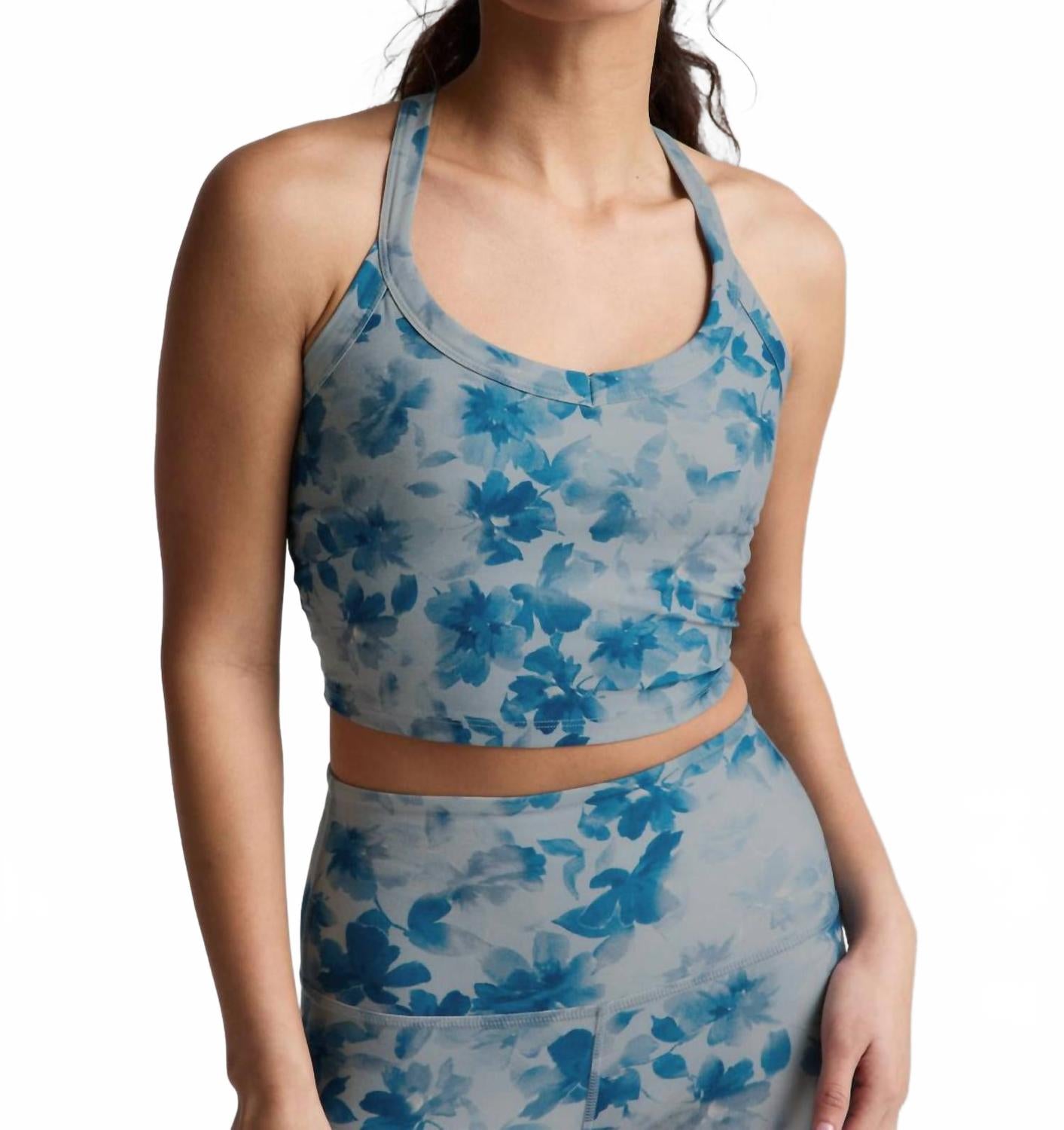 Softmark On The Up Cropped Tank Top In Daydream Meadow