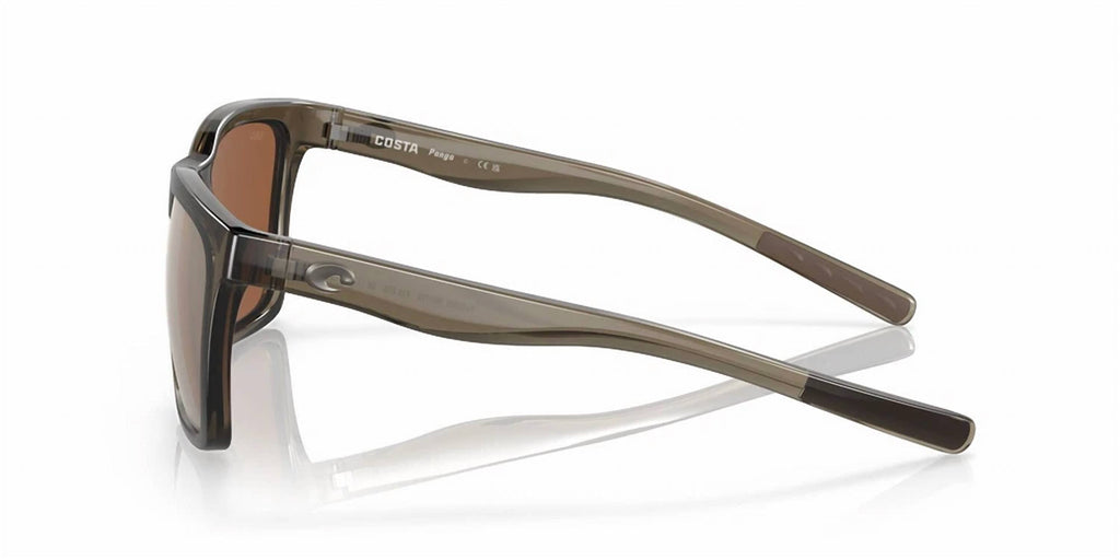 Women's Panga Sunglasses In Shiny Taupe Crystal/copper Silver Mirror