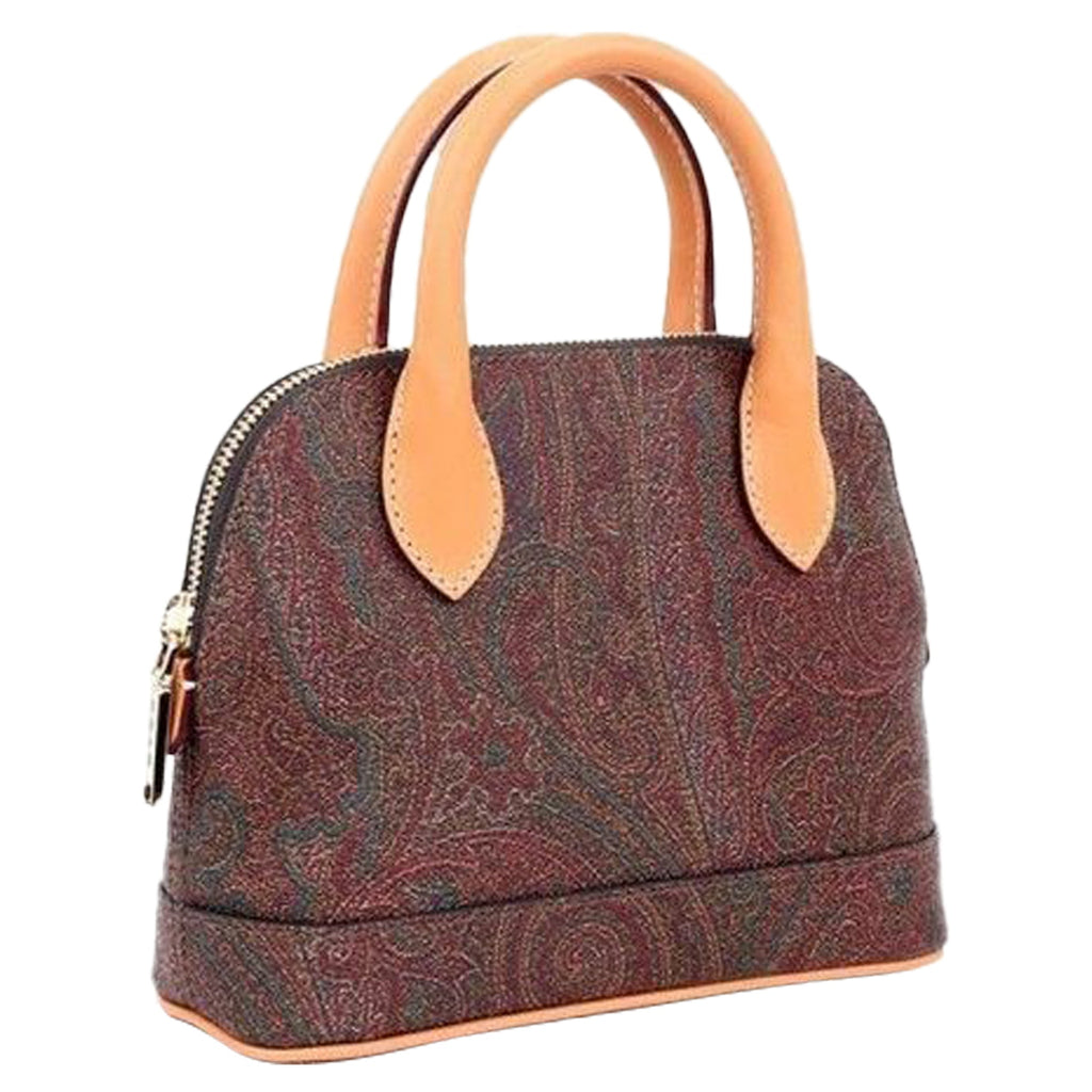 Paisley Top Handle Tote Bag Stamp: