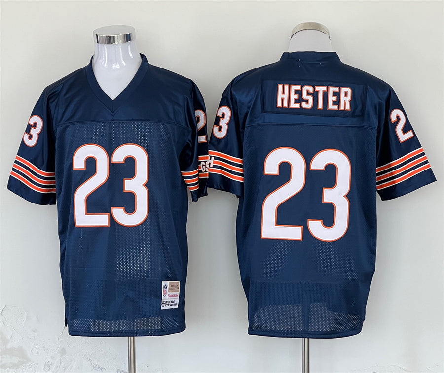 Men's Chicago Bears Devin Hester Mitchell & Ness Navy Legacy Replica jersey