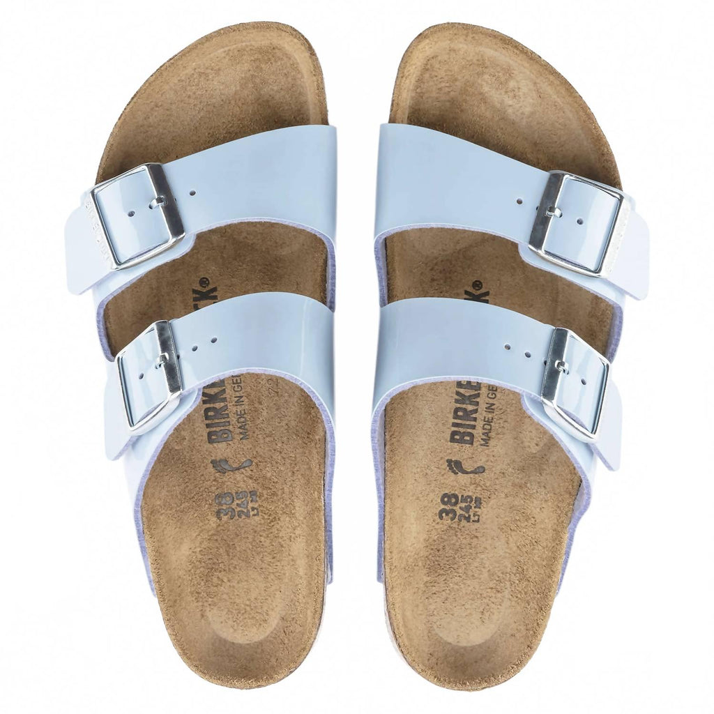 Women's Arizona Sandal In Patent Dove Blue