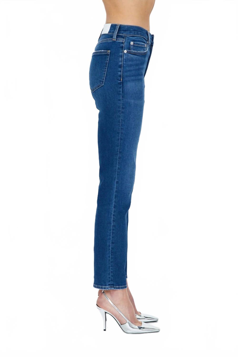 Monroe High Rise Cigarette Crop Jean In Brighton