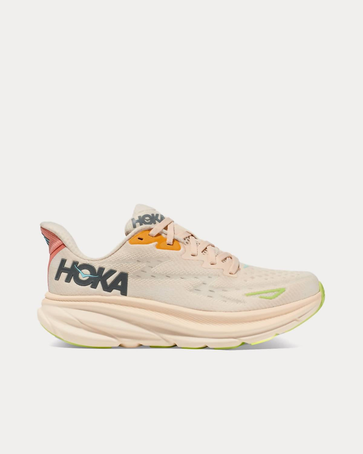 Women's Clifton 9 Running Shoes In Vanilla Astral