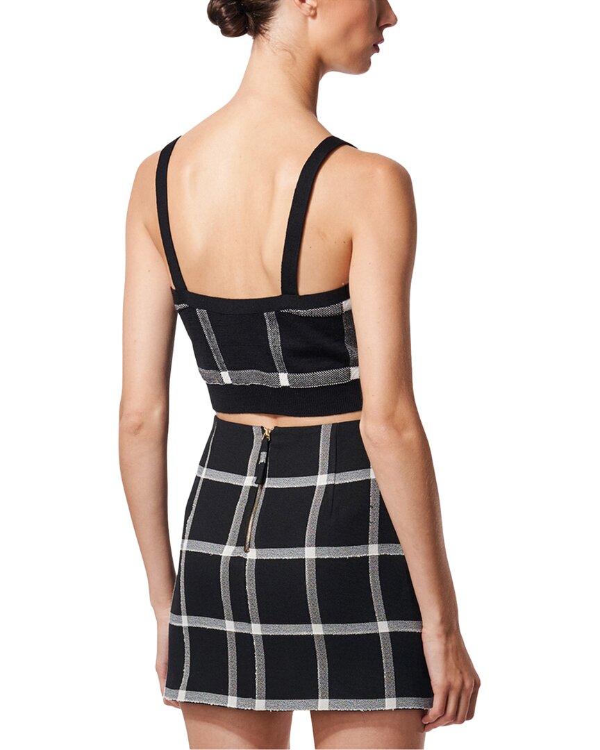 Carolina Herrera Button Front Knit Wool & Silk-Blend Cami