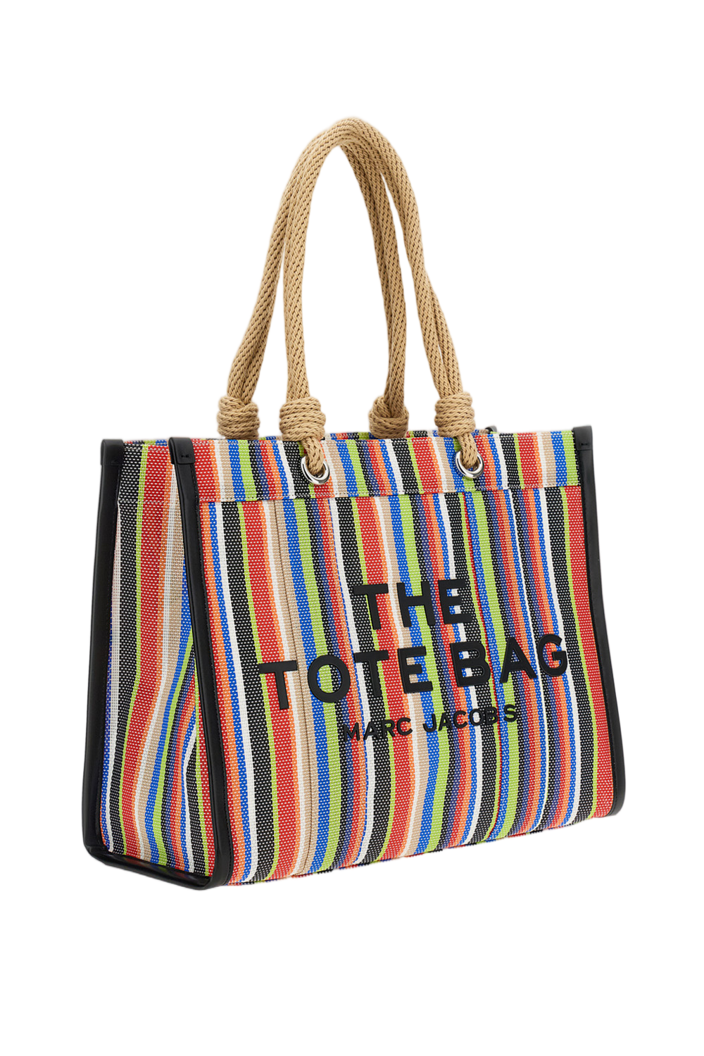 Rainbow Stripe Large Tote Bag