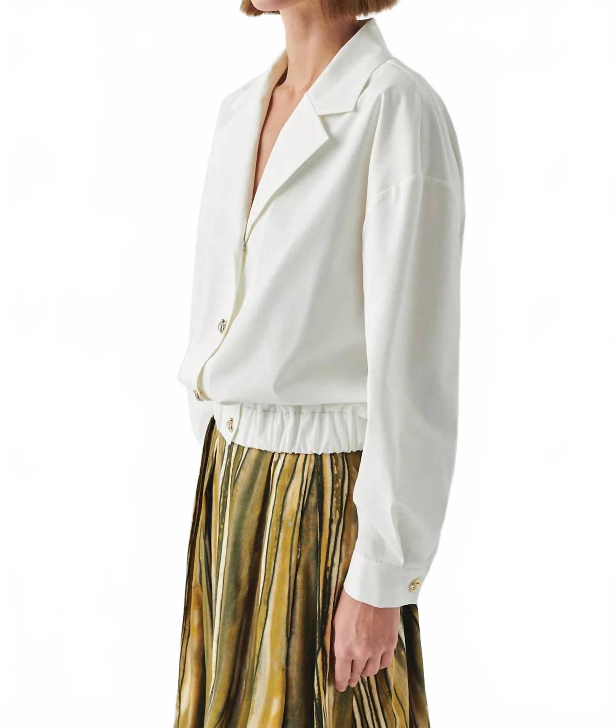 Romina Shawl Collar Jacket In Black