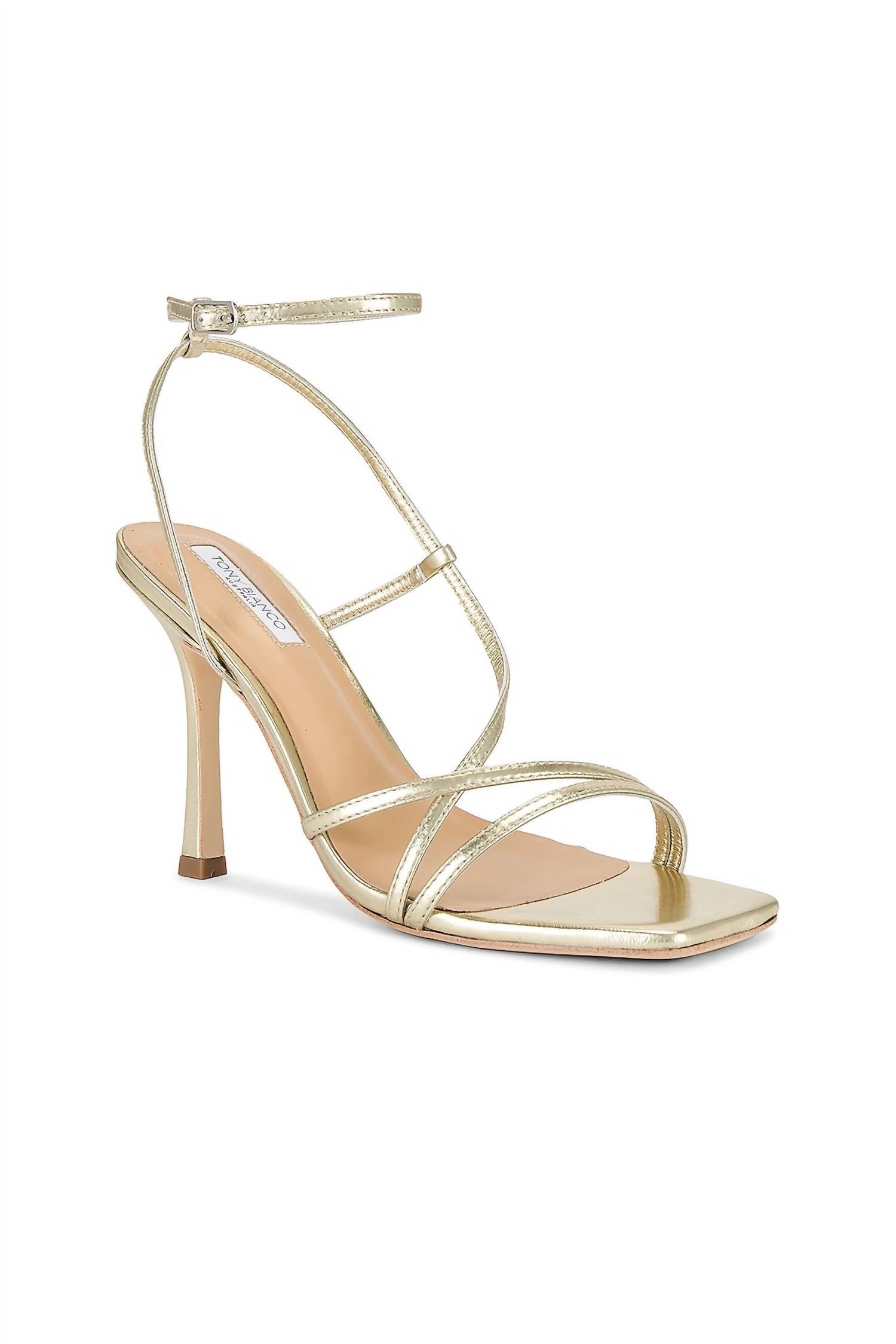 Women's Franci Sandal In Gold Nappa Metallic