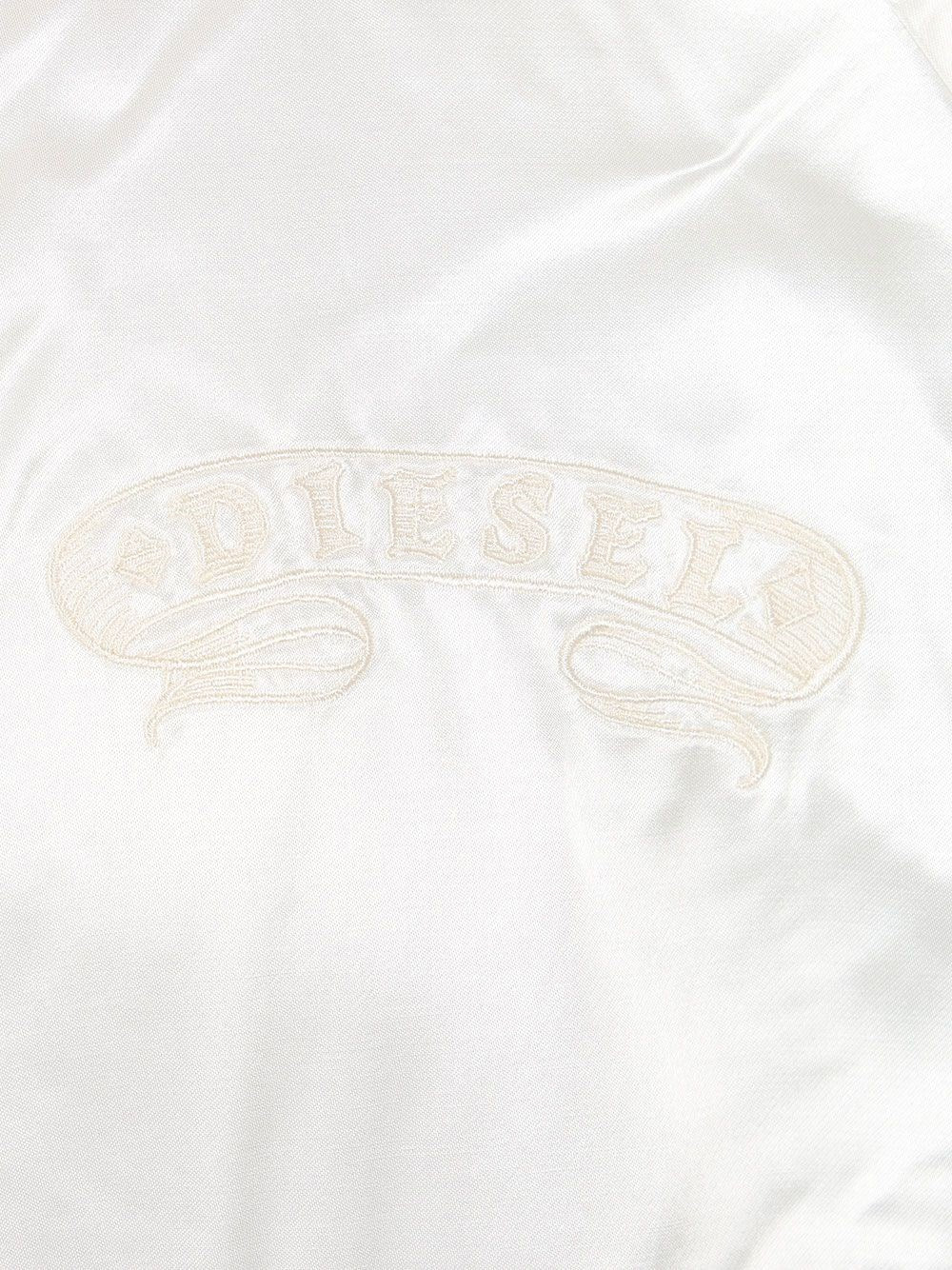 Diesel Men Reversible Satin Bomber Jacket
