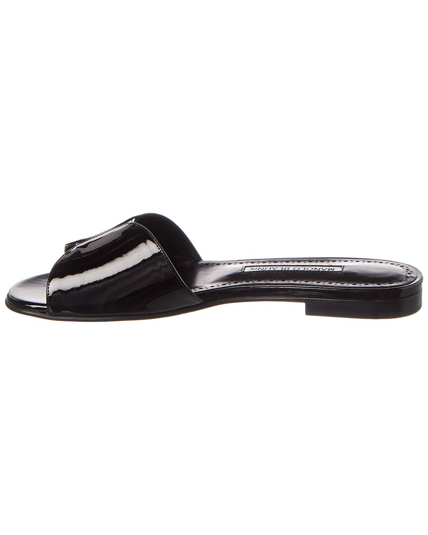 Manolo Blahnik Houramu Patent Sandal