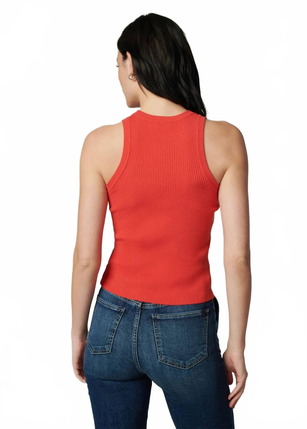 Daria Tank Top In Valiant Poppy